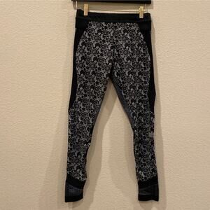 Adidas Stella McCartney Leggings Black Floral size Small